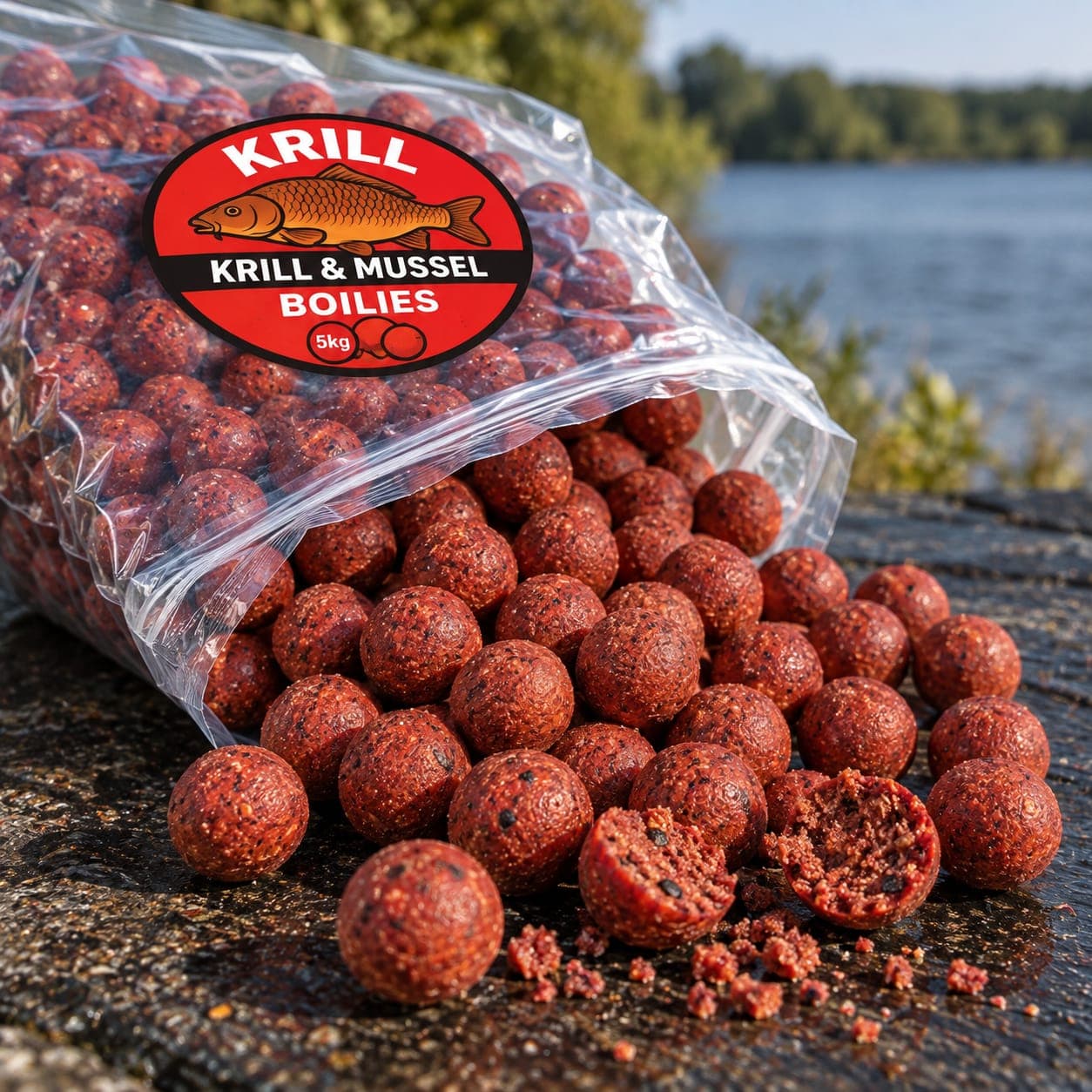 Krill Mossel Boilies - 20mm